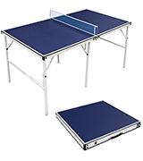 HLC Table Portable Pliable Tennis de Table Ping Pong